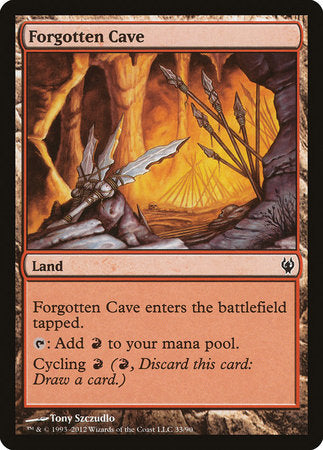 Forgotten Cave [Duel Decks: Izzet vs. Golgari] | Arkham Games and Comics