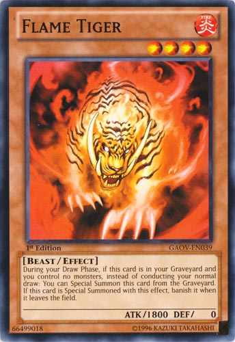 Flame Tiger [GAOV-EN039] Common | Arkham Games and Comics