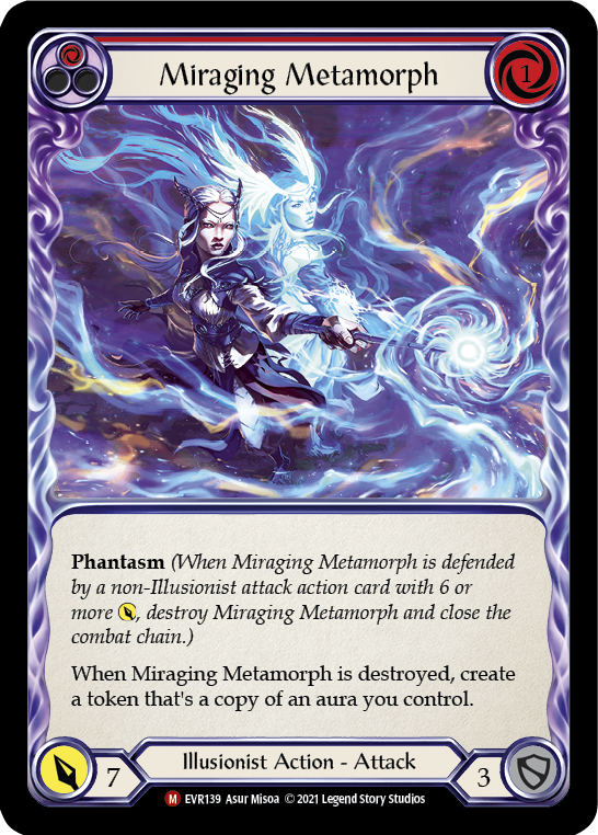 Miraging Metamorph [EVR139] (Everfest)  1st Edition Rainbow Foil | Arkham Games and Comics