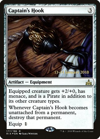 Captain's Hook [Rivals of Ixalan Promos] | Arkham Games and Comics