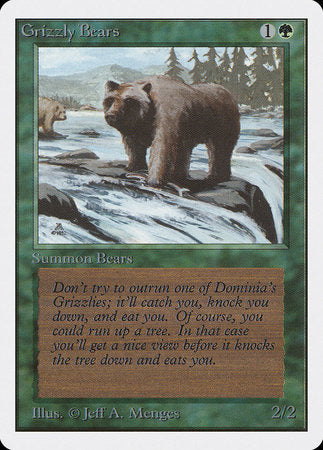Grizzly Bears [Unlimited Edition] | Arkham Games and Comics
