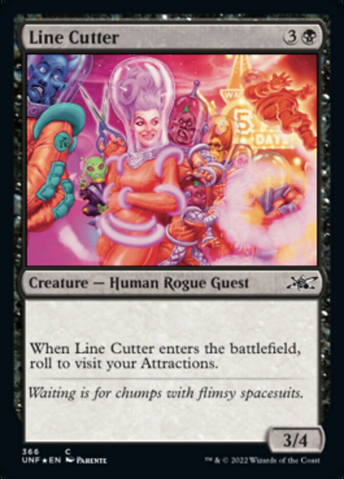 Line Cutter (Galaxy Foil) [Unfinity] | Arkham Games and Comics