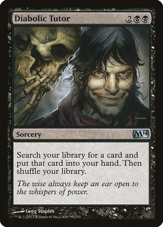 Diabolic Tutor [Magic 2014] | Arkham Games and Comics