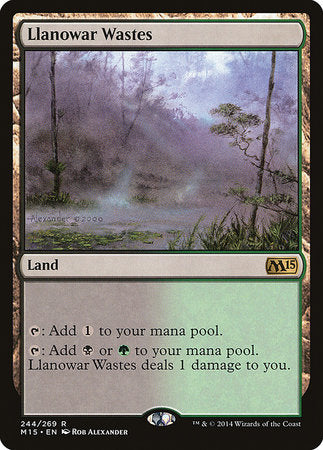 Llanowar Wastes [Magic 2015] | Arkham Games and Comics