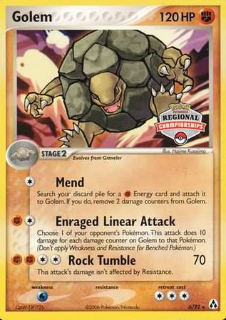 Golem (6/92) (Regional Championship Promo) [EX: Legend Maker] | Arkham Games and Comics