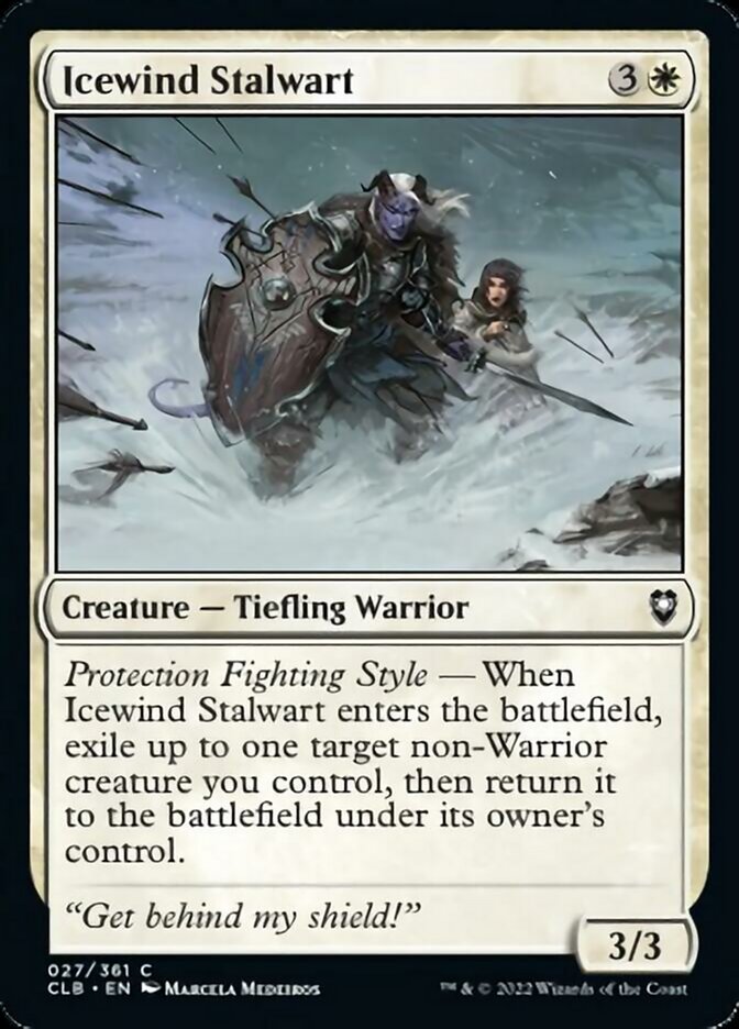 Icewind Stalwart [Commander Legends: Battle for Baldur's Gate] | Arkham Games and Comics