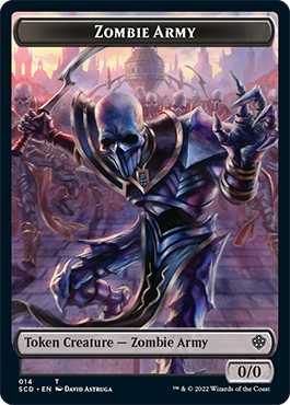 Zombie Army Double-Sided Token [Starter Commander Decks] | Arkham Games and Comics