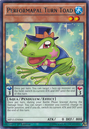 Performapal Turn Toad [MP15-EN066] Rare | Arkham Games and Comics