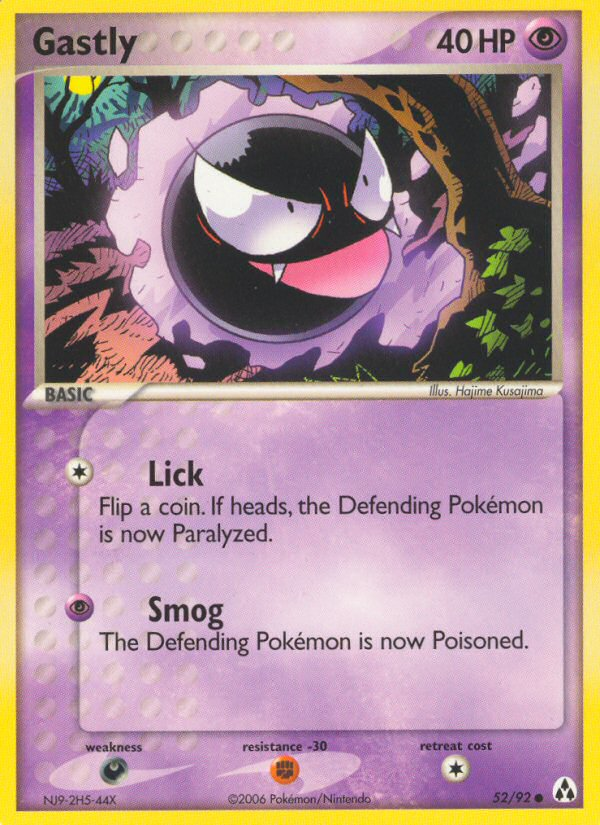 Gastly (52/92) [EX: Legend Maker] | Arkham Games and Comics