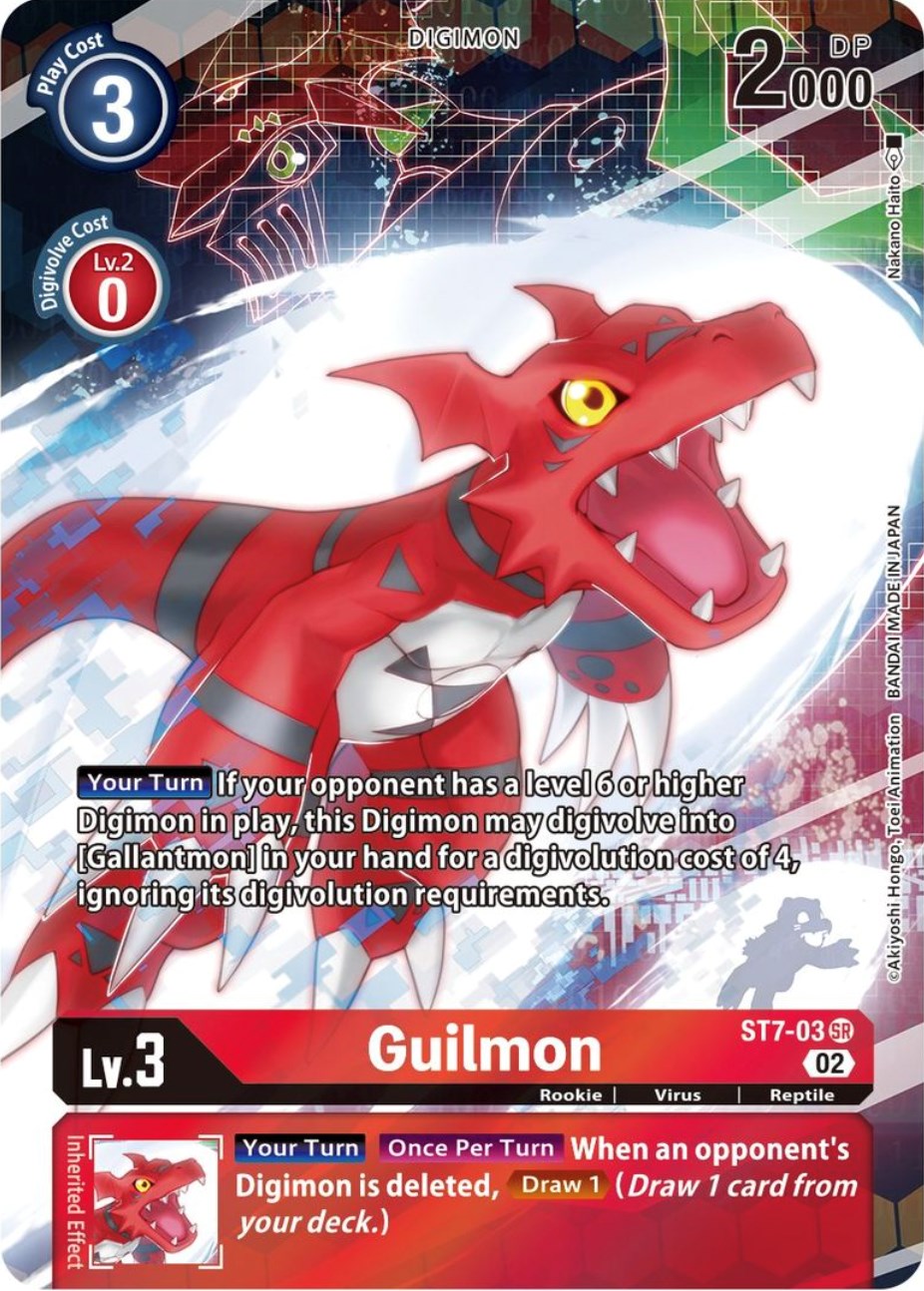 Guilmon [ST7-03] (Alternate Art) [Starter Deck: Beelzemon Advanced Deck Set] | Arkham Games and Comics