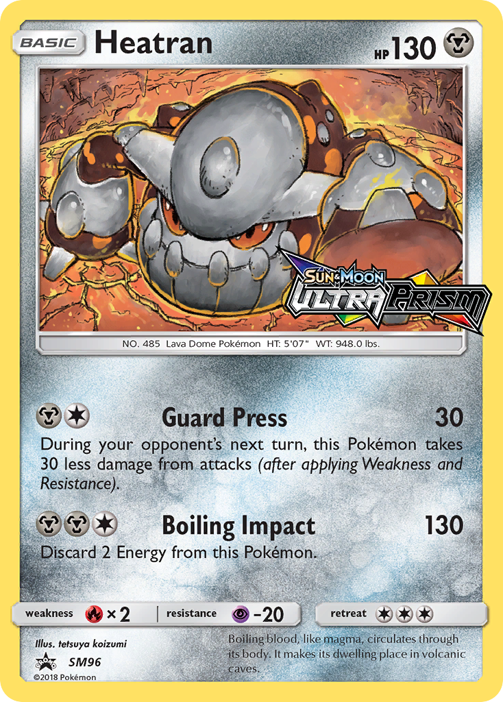 Heatran (SM96) [Sun & Moon: Black Star Promos] | Arkham Games and Comics