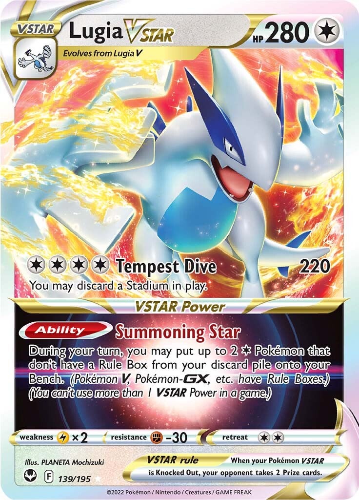 Lugia VSTAR (139/195) [Sword & Shield: Silver Tempest] | Arkham Games and Comics