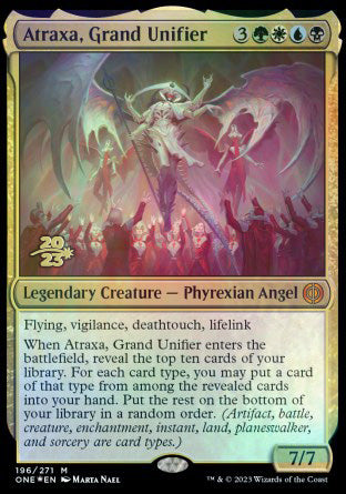 Atraxa, Grand Unifier [Phyrexia: All Will Be One Prerelease Promos] | Arkham Games and Comics