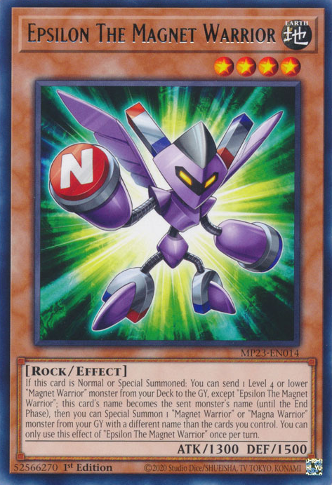 Epsilon The Magnet Warrior [MP23-EN014] Rare | Arkham Games and Comics