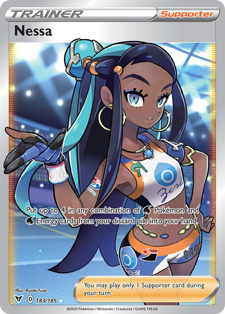 Nessa (183/185) [Sword & Shield: Vivid Voltage] | Arkham Games and Comics