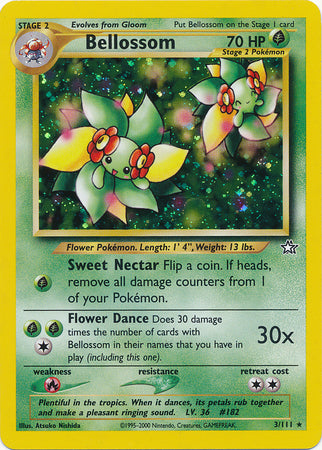 Bellossom (3/111) [Neo Genesis Unlimited] | Arkham Games and Comics