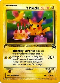 Pikachu (24) (Birthday) [Pikachu World Collection Promos] | Arkham Games and Comics