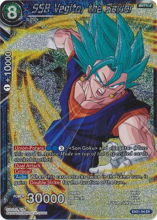 SSB Vegito, the Savior (Foil) (EX01-04) [Mighty Heroes] | Arkham Games and Comics