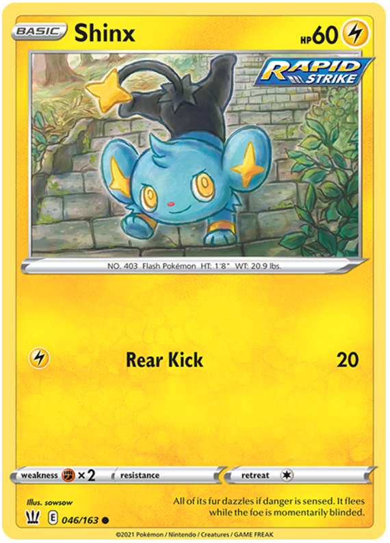 Shinx (046/163) [Sword & Shield: Battle Styles] | Arkham Games and Comics