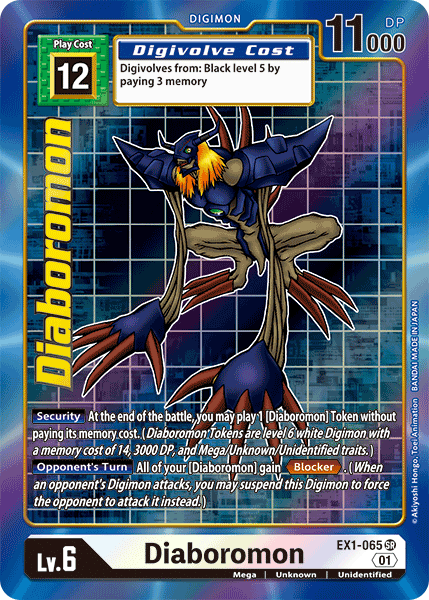 Diaboromon [EX1-065] (Alternate Art) [Classic Collection] | Arkham Games and Comics