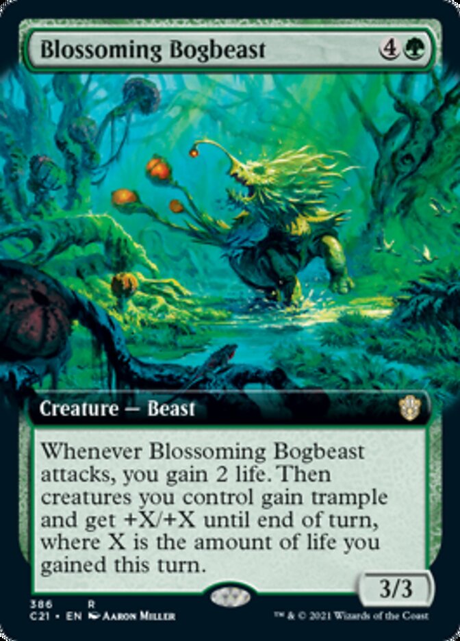 Blossoming Bogbeast (Extended) [Commander 2021] | Arkham Games and Comics