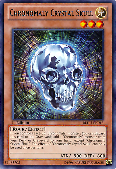 Chronomaly Crystal Skull [REDU-EN013] Rare | Arkham Games and Comics
