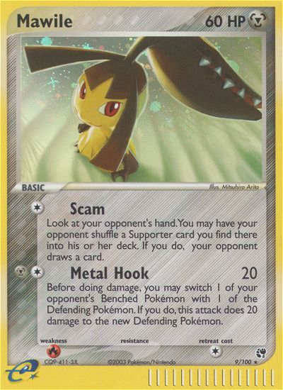 Mawile (9/100) [EX: Sandstorm] | Arkham Games and Comics