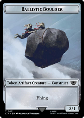 Ballistic Boulder // Food (0023) Double-Sided Token (Surge Foil) [The Lord of the Rings: Tales of Middle-Earth Tokens] | Arkham Games and Comics