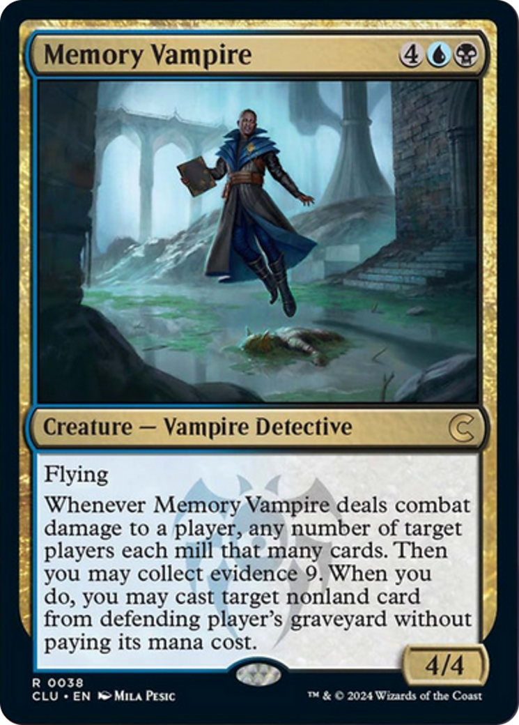 Memory Vampire [Ravnica: Clue Edition] | Arkham Games and Comics