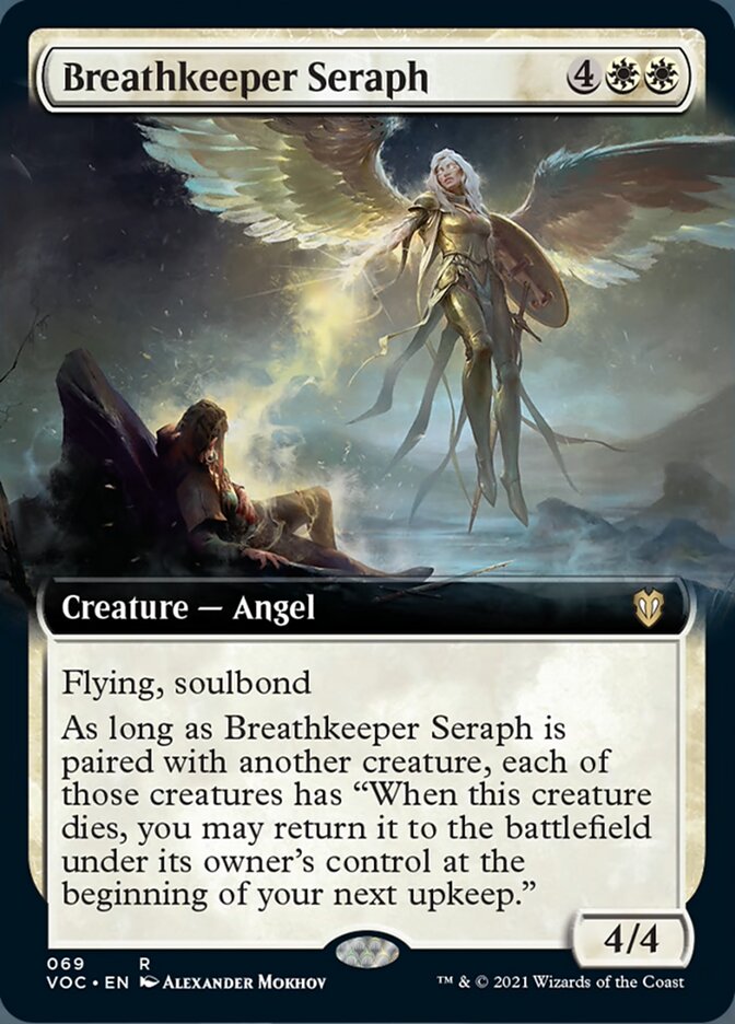 Breathkeeper Seraph (Extended) [Innistrad: Crimson Vow Commander] | Arkham Games and Comics