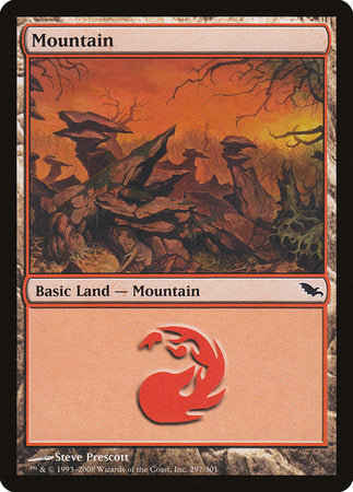 Mountain (297) [Shadowmoor] | Arkham Games and Comics