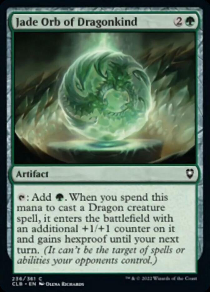 Jade Orb of Dragonkind [Commander Legends: Battle for Baldur's Gate] | Arkham Games and Comics
