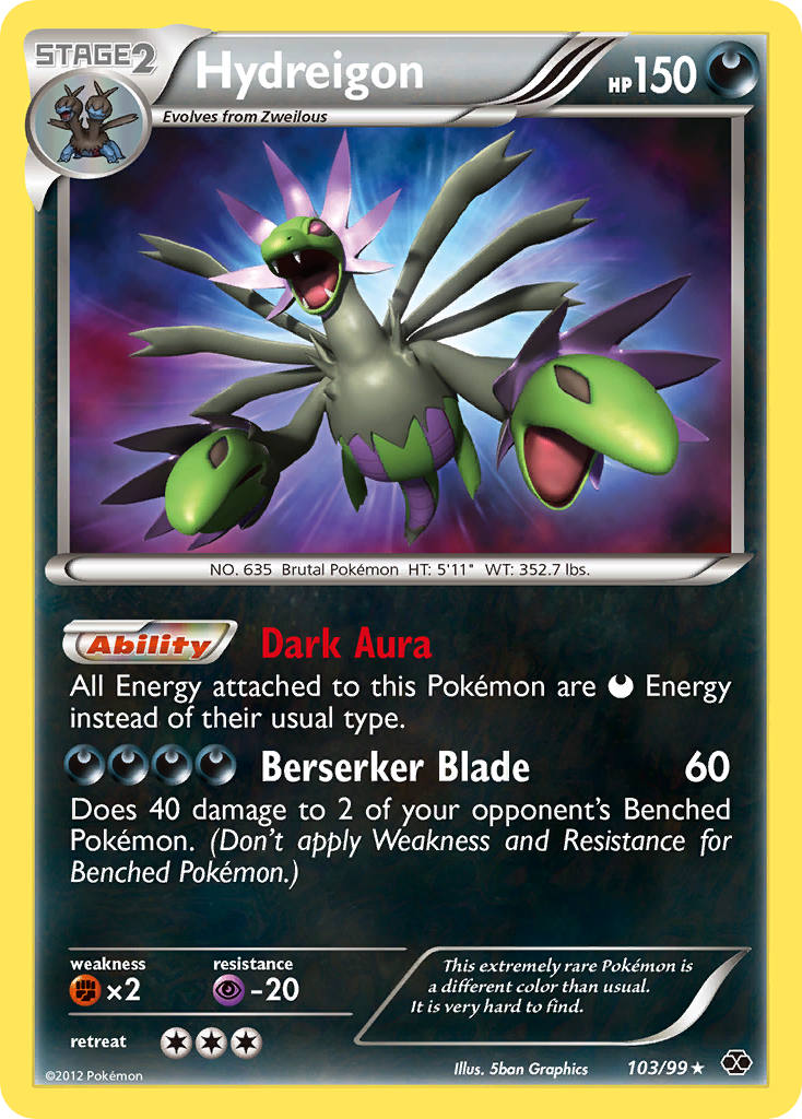 Hydreigon (103/99) [Black & White: Next Destinies] | Arkham Games and Comics