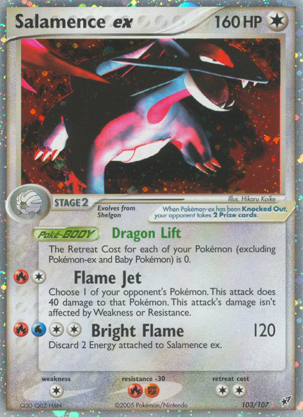 Salamence ex (103/107) [EX: Deoxys] | Arkham Games and Comics