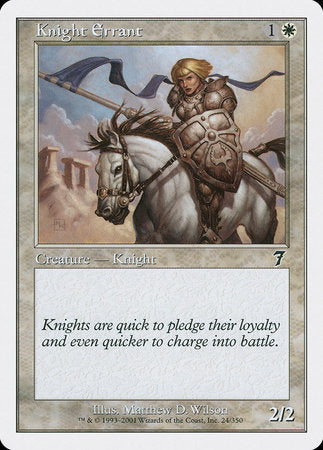 Knight Errant [Seventh Edition] | Arkham Games and Comics