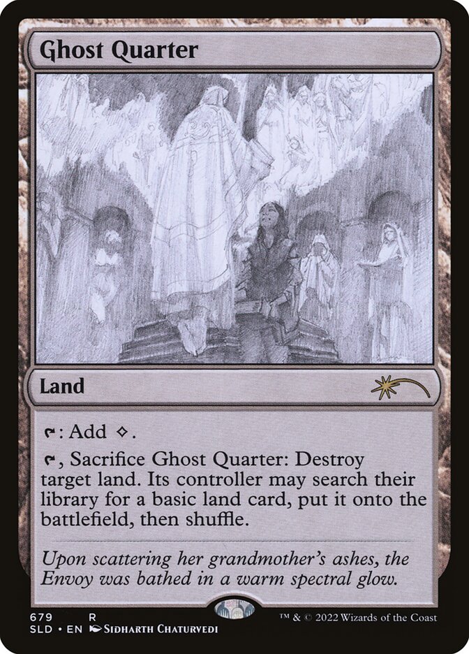 Ghost Quarter (Sketch) [Secret Lair Drop Promos] | Arkham Games and Comics