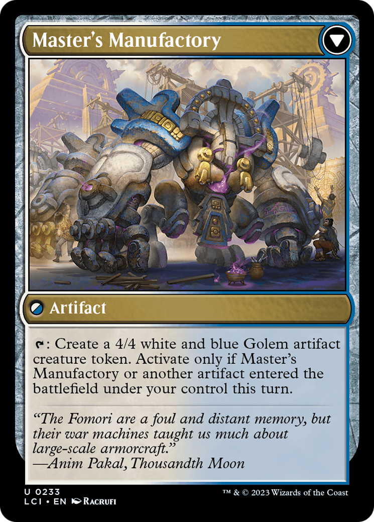 Master's Guide-Mural // Master's Manufactory [The Lost Caverns of Ixalan] | Arkham Games and Comics