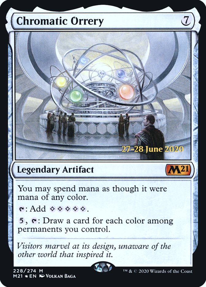 Chromatic Orrery  [Core Set 2021 Prerelease Promos] | Arkham Games and Comics