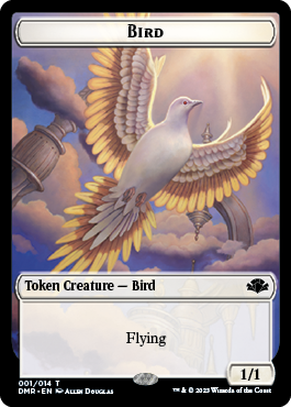 Insect // Bird Double-Sided Token [Dominaria Remastered Tokens] | Arkham Games and Comics