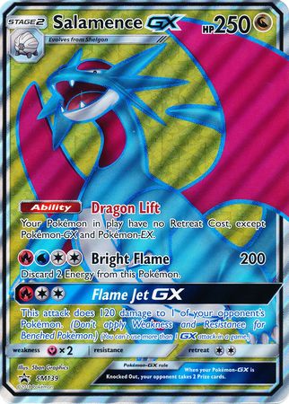 Salamence GX (SM139) (Jumbo Card) [Sun & Moon: Black Star Promos] | Arkham Games and Comics