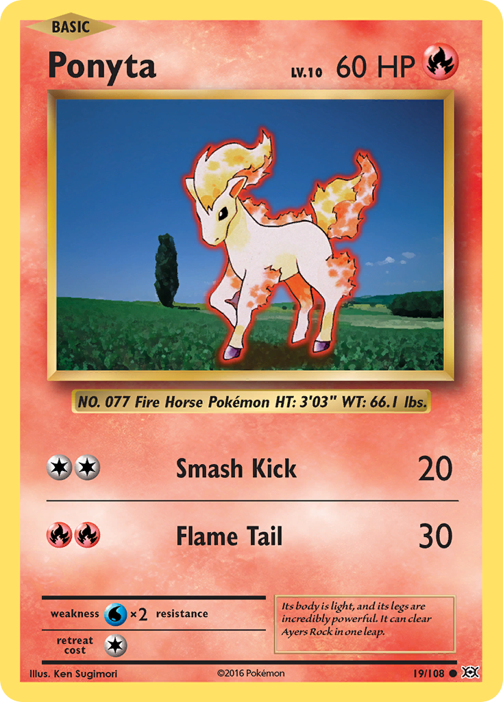 Ponyta (19/108) [XY: Evolutions] | Arkham Games and Comics