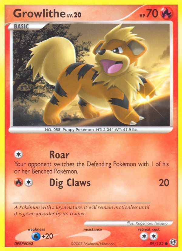 Growlithe (89/132) [Diamond & Pearl: Secret Wonders] | Arkham Games and Comics