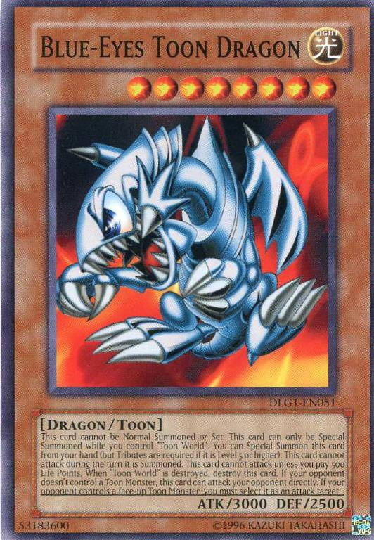 Blue-Eyes Toon Dragon [DLG1-EN051] Common | Arkham Games and Comics