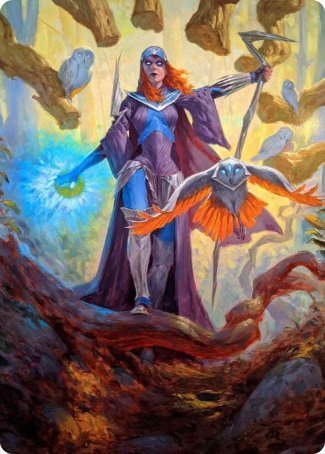 Kasmina, Enigma Sage Art Card [Strixhaven: School of Mages Art Series] | Arkham Games and Comics