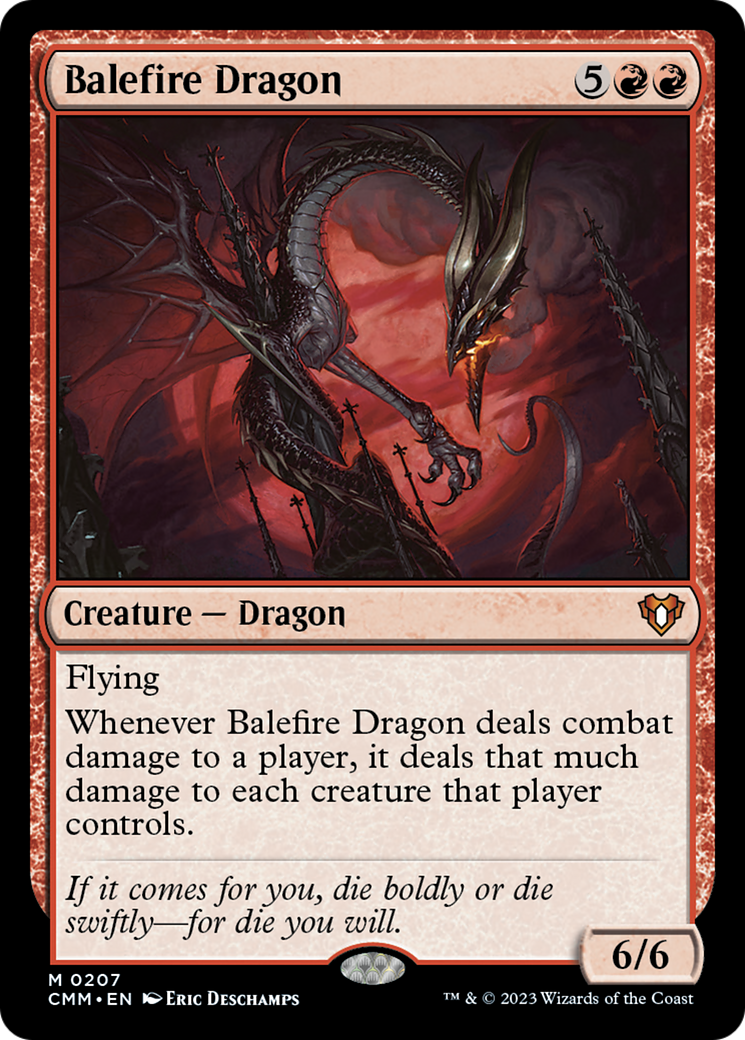 Balefire Dragon [Commander Masters] | Arkham Games and Comics