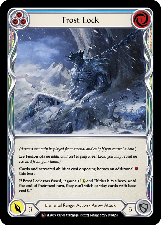 Frost Lock [U-ELE035] (Tales of Aria Unlimited)  Unlimited Rainbow Foil | Arkham Games and Comics