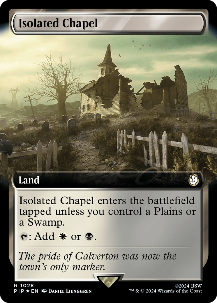 Isolated Chapel (Extended Art) (Surge Foil) [Fallout] | Arkham Games and Comics