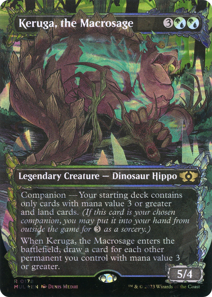 Keruga, the Macrosage (Halo Foil) [Multiverse Legends] | Arkham Games and Comics
