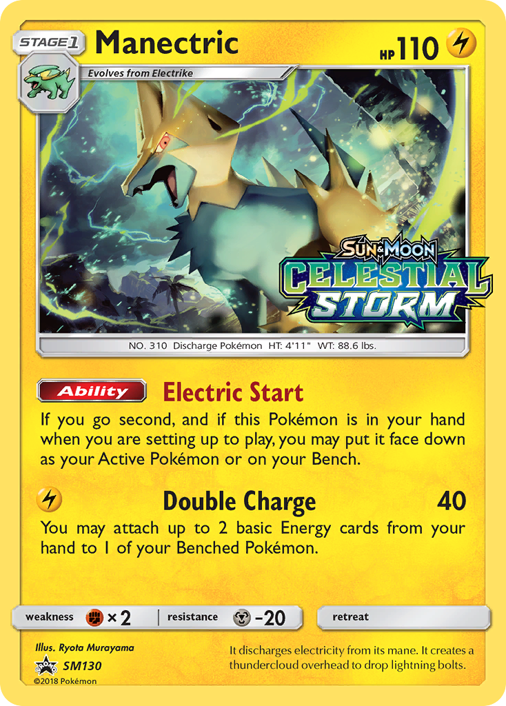 Manectric (SM130) [Sun & Moon: Black Star Promos] | Arkham Games and Comics