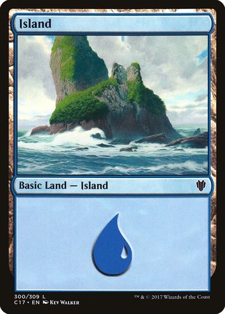 Island (300) [Commander 2017] | Arkham Games and Comics